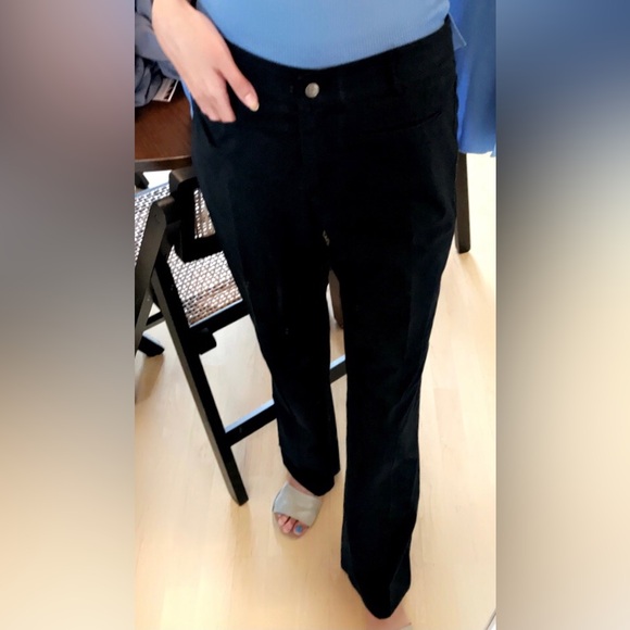 Vintage Christian Dior Boutique Paris Navy Midnight Lightweight Pants - Picture 1 of 6